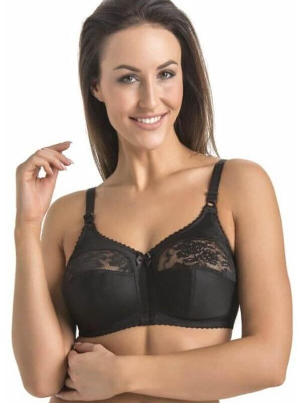 Biustonosz Soft Model Andorra 401 Black - Teyli