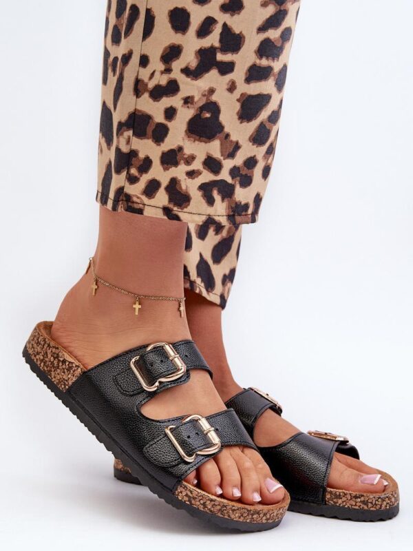 Sandał Klapki Model Fronila 24DZ21-7220 Black - Step in style