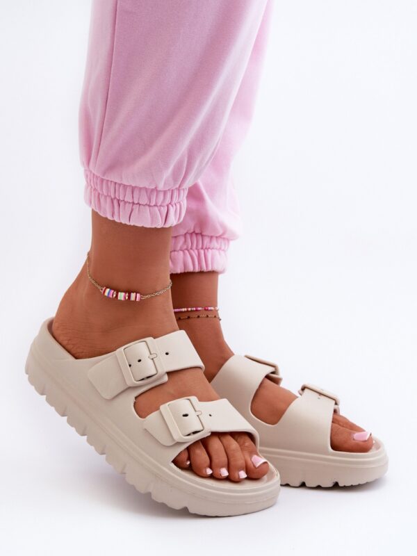 Sandał Klapki Model Melorea 24SD97-5610 Beige - Step in style