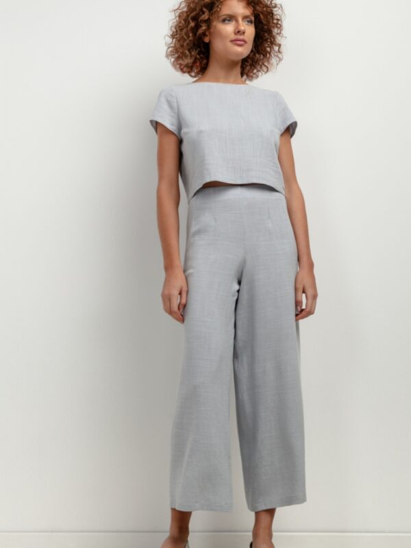 Spodnie Damskie Model T406 Grey Melange - Tessita