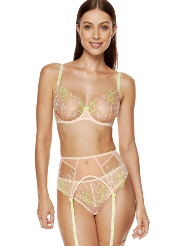 Gorsety, body, pasy Pas do pończoch Model Soleil PPW Beige - Gorteks