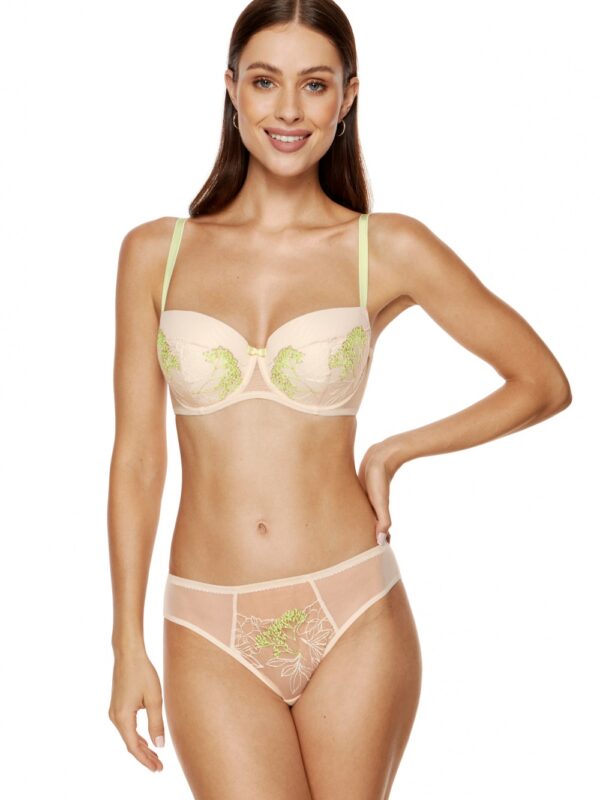 Biustonosz push up Biustonosz Usztywniany Model Soleil B4 Beige - Gorteks