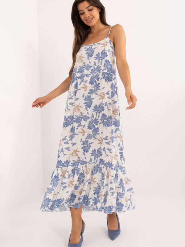 Sukienka Model DHJ-SK-7772.25 White/Blue - Italy Moda