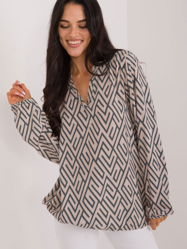 Bluzka Model D73771M11186B Beige - Sublevel