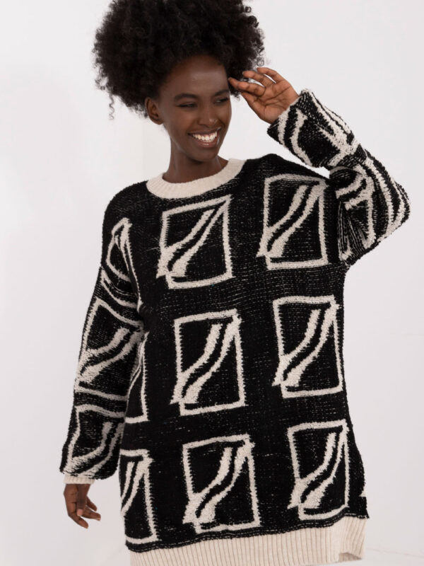 Sweter Damski Model BA-SW-0277.02 Black - Badu
