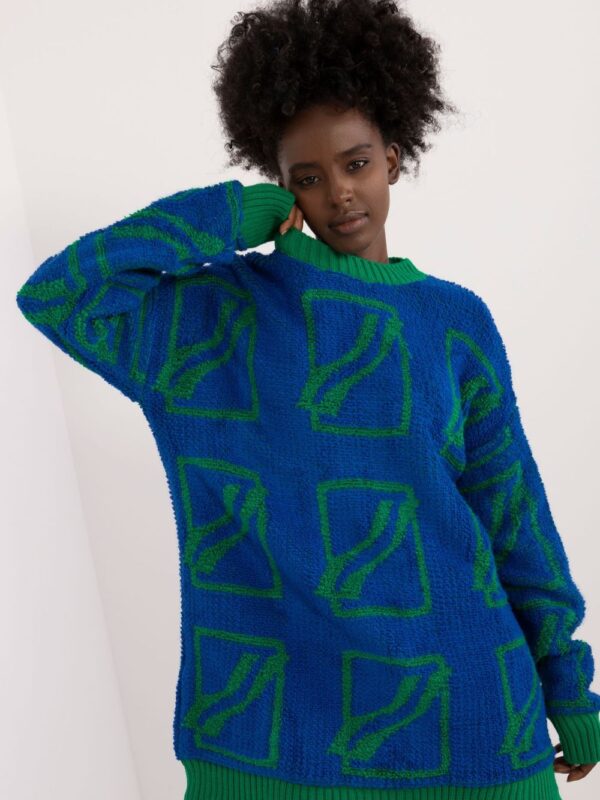 Sweter Damski Model BA-SW-0277.02 Dark Blue - Badu