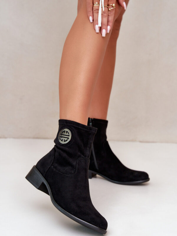 Botki Model Lerioria ASA198-28 Black - Step in style