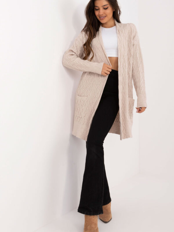 Sweter Kardigan Model AT-SW-2366.61 Beige - AT