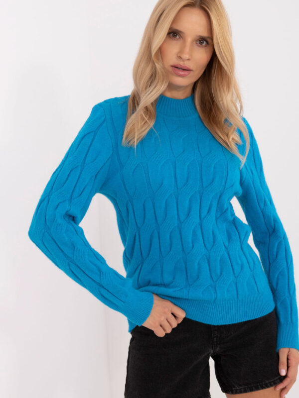 Sweter Damski Model AT-SW-2235.00P Blue - AT
