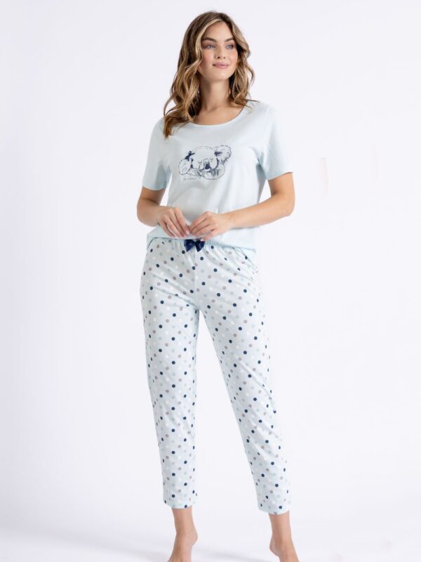 Piżama Damska Model Odette 1414 Baby Blue - M-Max