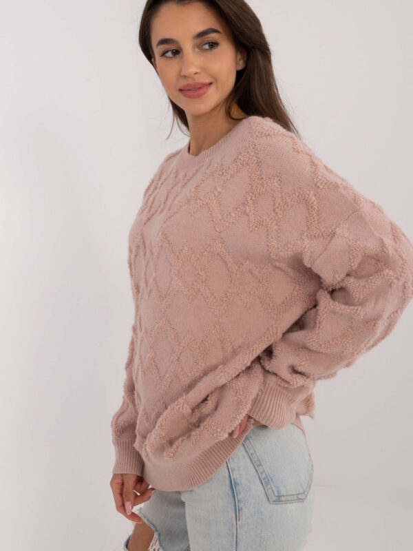 Sweter Damski Model AT-SW-2361.61 Dark Pink - AT