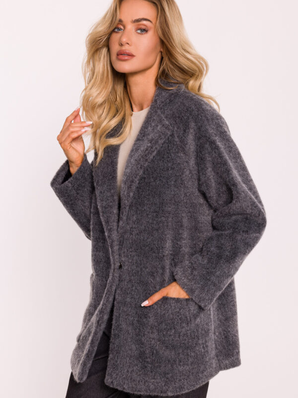 Płaszcz Damski Model MOE808 Grey - Moe