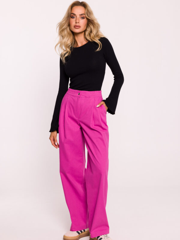 Spodnie Damskie Model MOE799 Pink - Moe