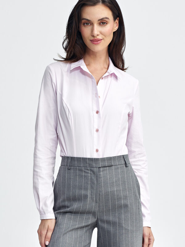 Koszula body K81 Light Pink - Nife