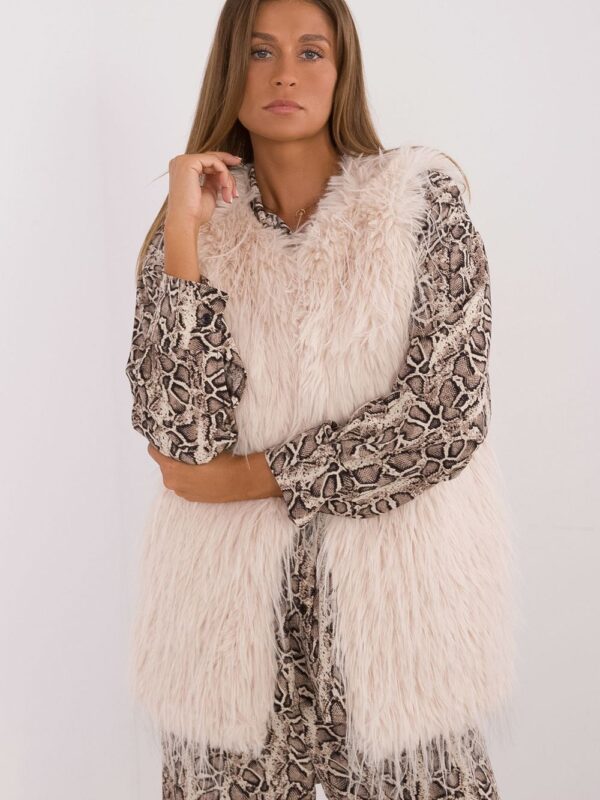 Kamizelka Model AT-KZ-2349-1.31P Light Beige - AT