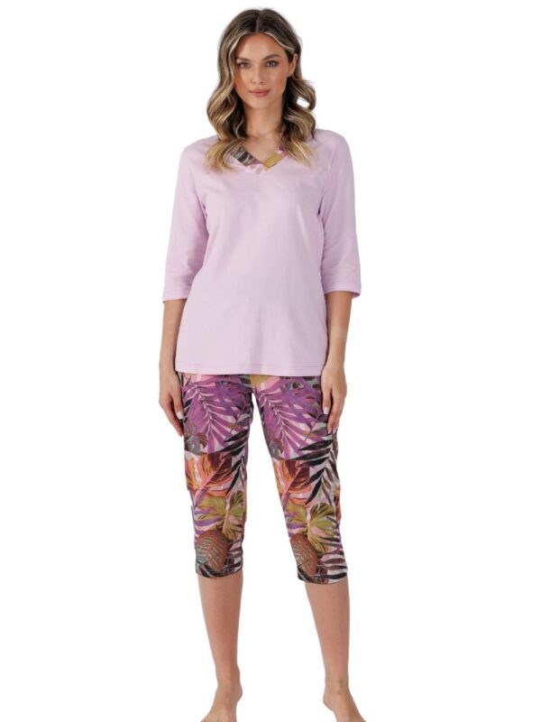Piżama Damska Model Habika 1493 Lila/Pink - M-Max