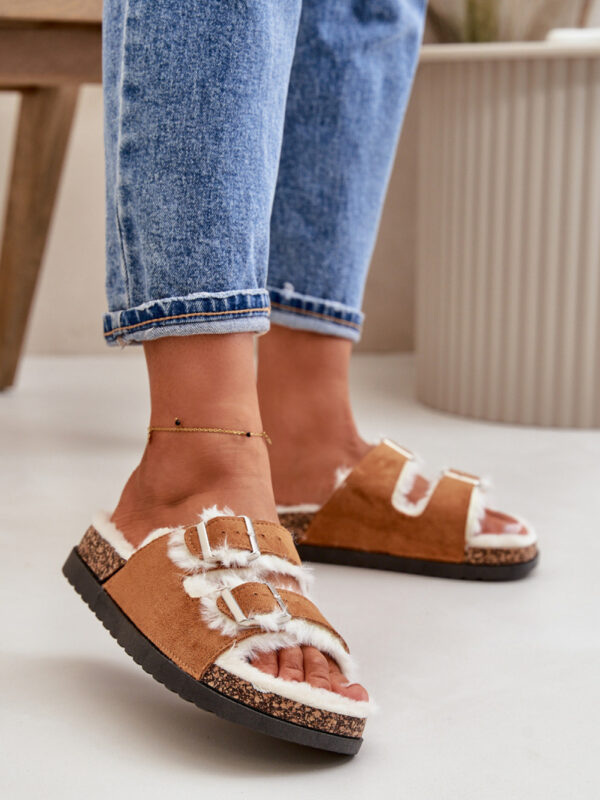 Kapcie Model Ezilena WSL-200 Camel - Step in style