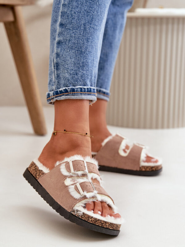 Kapcie Model Ezilena ESL-200 Beige - Step in style