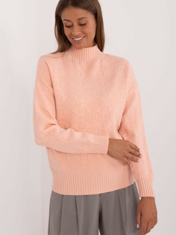 Sweter Damski Model AT-SW-2339.54 Brzoskwinia - AT