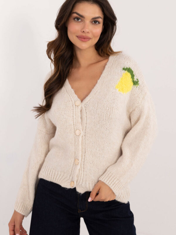 Sweter Damski Model MI-SW-2108.92 Light Beige - Italy Moda