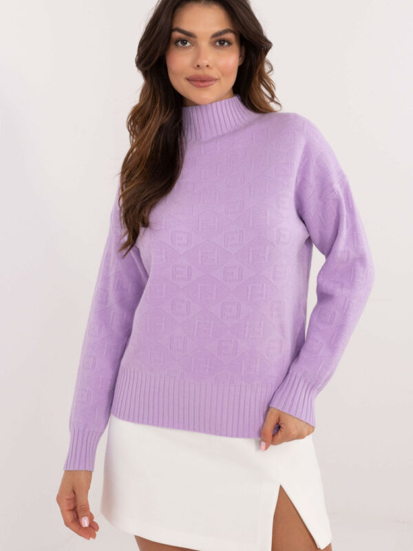 Sweter Damski Model AT-SW-2339.54 Light Violet - AT