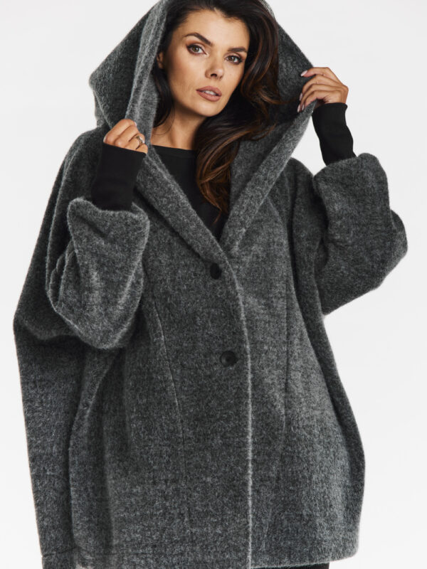 Płaszcz Damski Model A681 Grey - awama