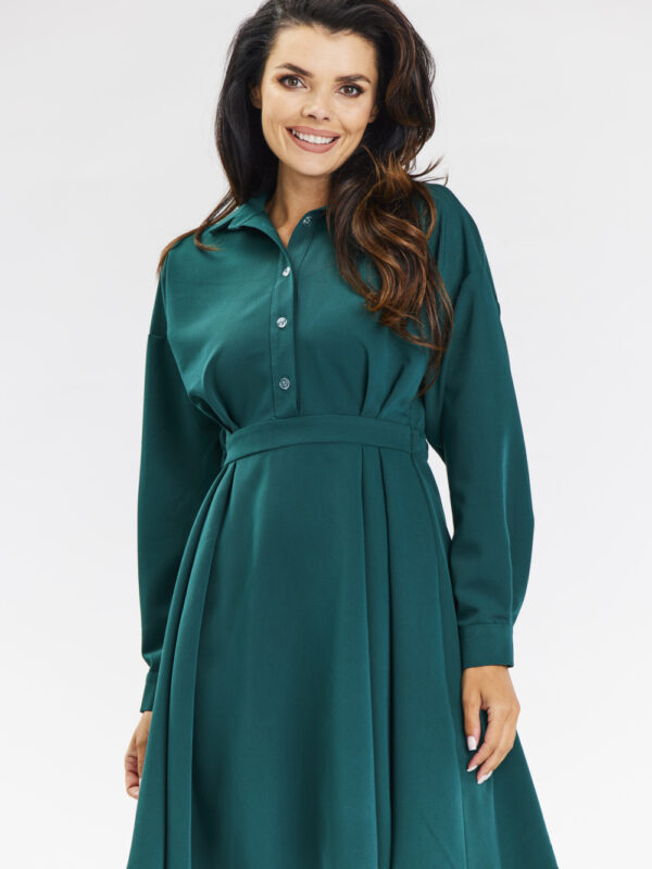 Sukienka Model A668 Bottle Green - awama