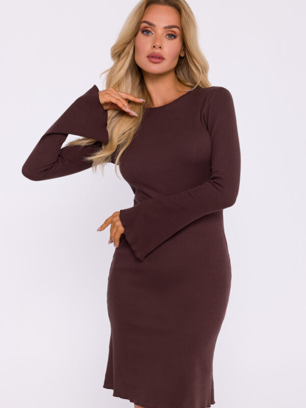 Sukienka Model MOE821 Brown - Moe