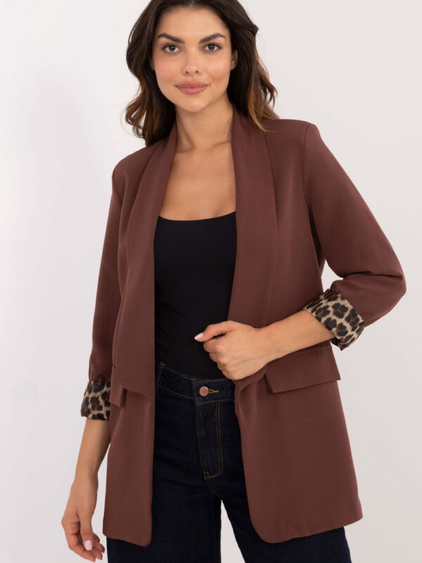 Marynarka Model DHJ-MA-18657-1.86 Brown - Italy Moda