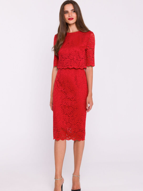 Sukienka Model S379 Red - Stylove