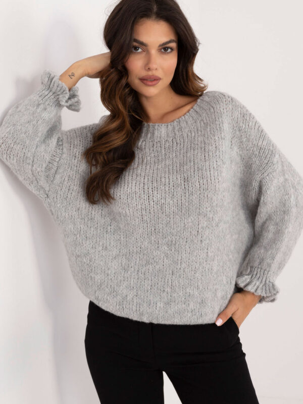 Sweter Damski Model MI-SW-2912.10X Grey - Italy Moda