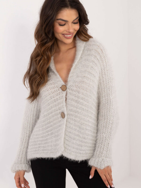 Sweter Damski Model TW-SW-BI-25002.88P Light Grey - Och Bella