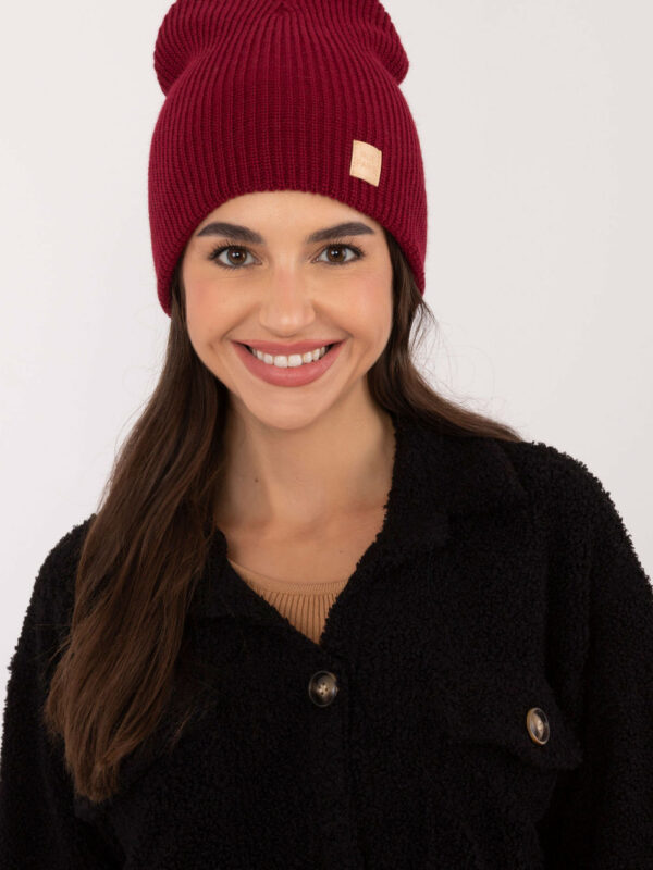 Czapka Model JK-CZ-50.25 Bordo - Rue Paris