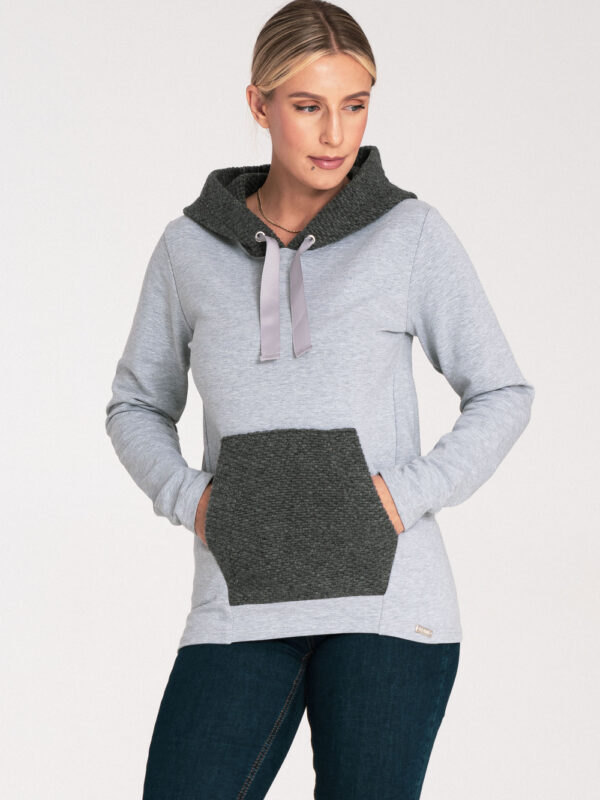 Bluza Damska Model M1045 Dark Grey - Figl