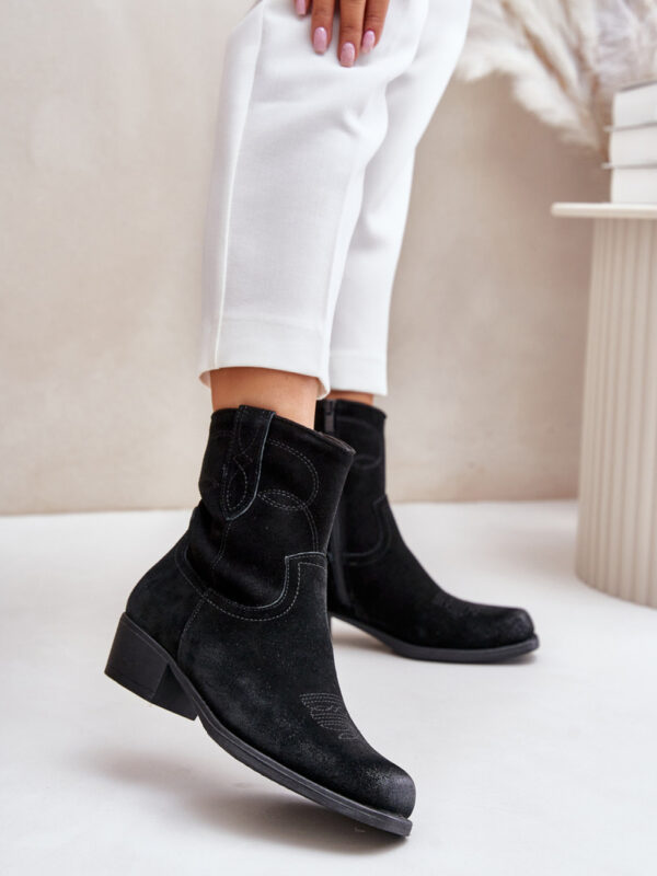 Botki Model Sergio Leone BT284-S Black - Step in style