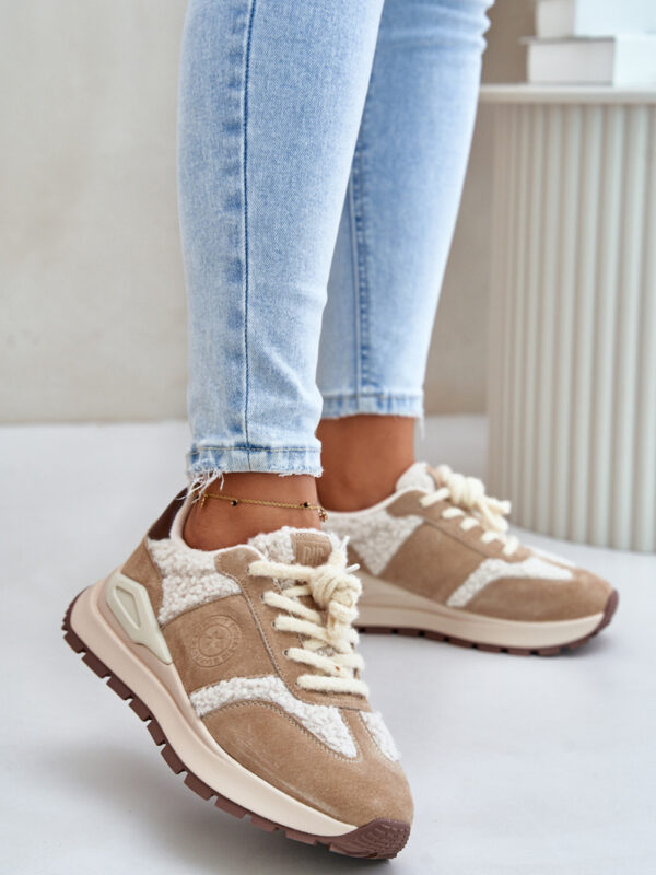 Buty Sportowe Model Big Star OO274A317 Hi-Polly System Beige - Step in style