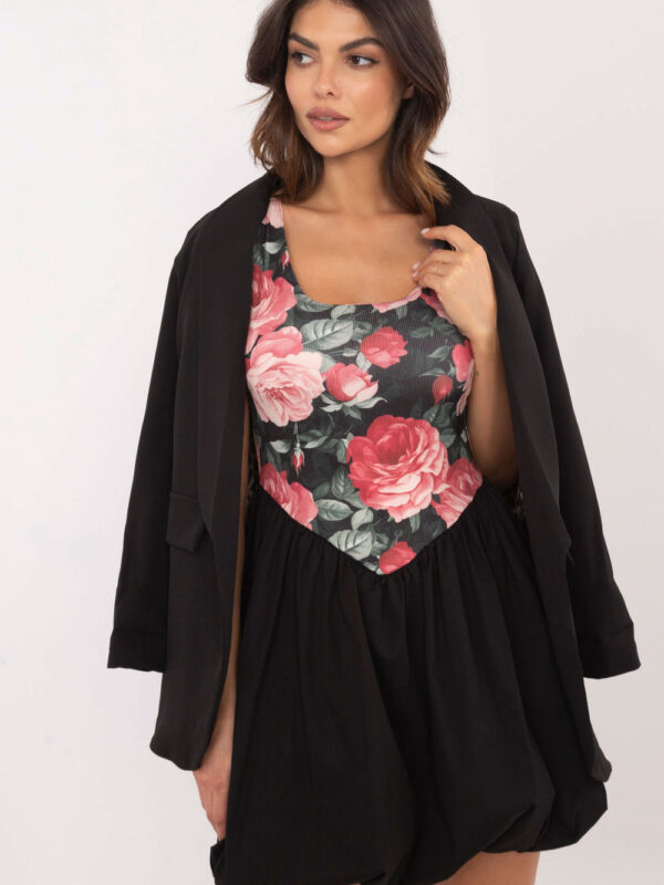 Sukienka Model DHJ-SK-19805-2.65 Black/Pink - Italy Moda