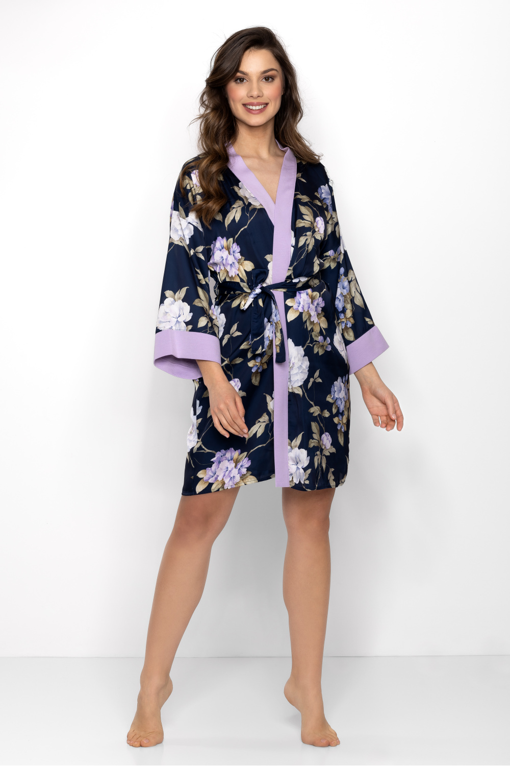 Szlafrok Model Always Win 224529 Navy - Momenti Per Me