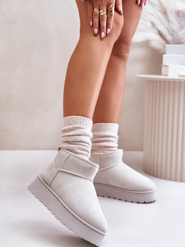 Śniegowce Model Xamella 20216-4E Light Grey - Step in style