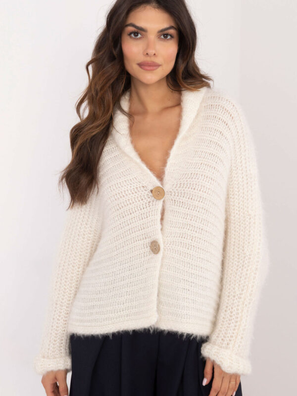 Sweter Damski Model TW-SW-BI-25002.88P Ecru - Och Bella