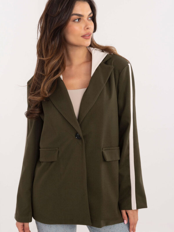 Marynarka Model DHJ-MA-A8398.14X Khaki - Italy Moda