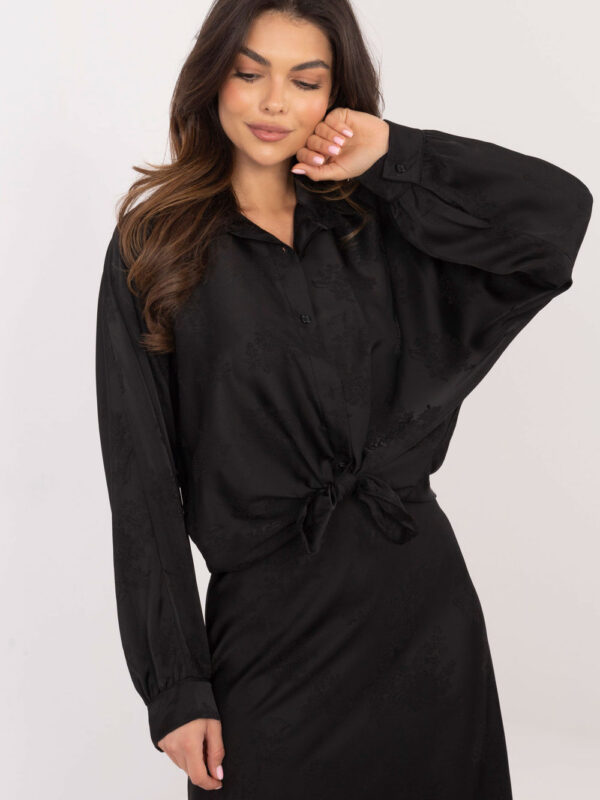 Koszula Damska Model DHJ-KS-16528.34 Black - Italy Moda