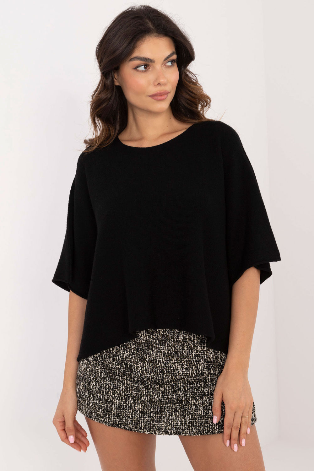 Sweter Damski Model IT-SW-0811.88P Black - Italy Moda