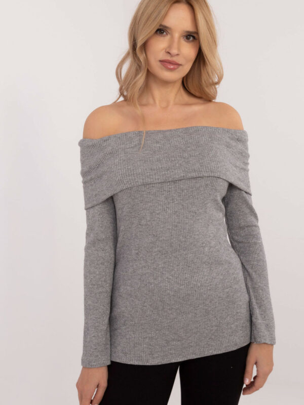 Sweter Damski Model DHJ-SW-A2449.33 Grey - Italy Moda