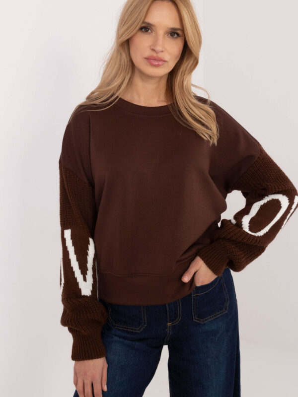 Bluza Damska Model MI-BL-M5975.26P Brown - Italy Moda