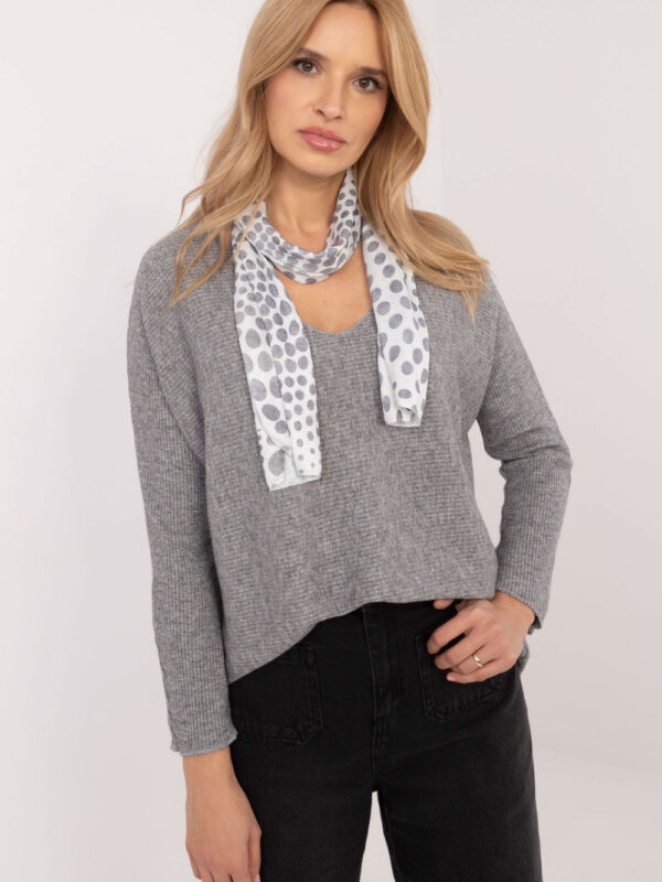 Sweter Damski Model DHJ-BZ-19226.91 Grey - Italy Moda