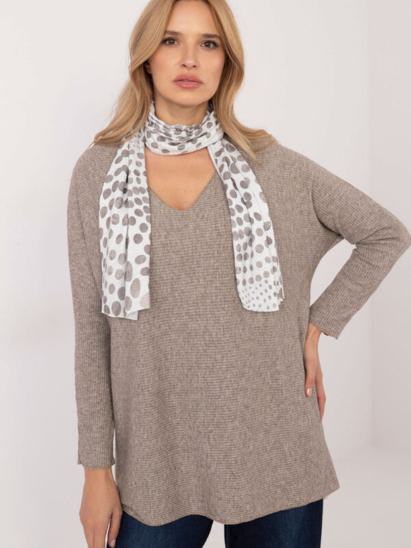 Sweter Damski Model DHJ-BZ-19226.91 Dark Beige - Italy Moda