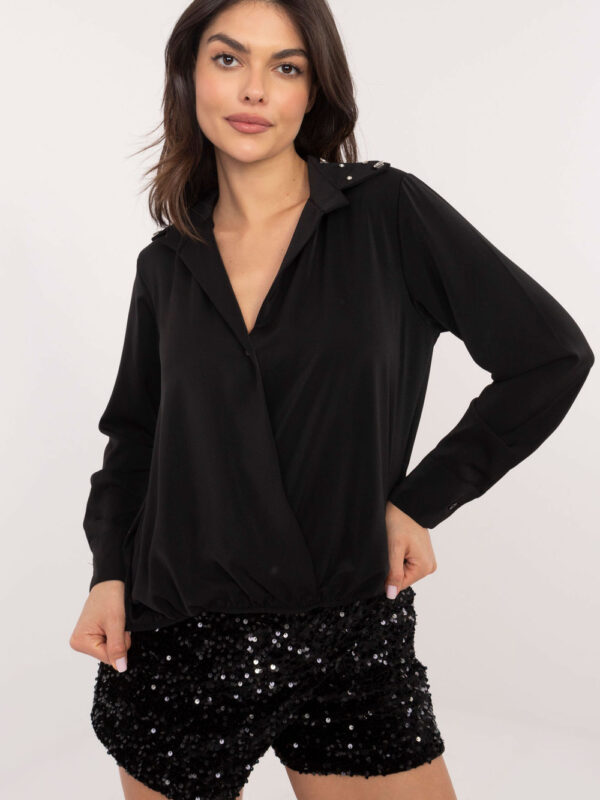 Koszula Damska Model DHJ-KS-15260.96 Black - Italy Moda