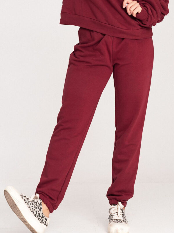 Spodnie Dresowe Model M1056 Bordo - Figl