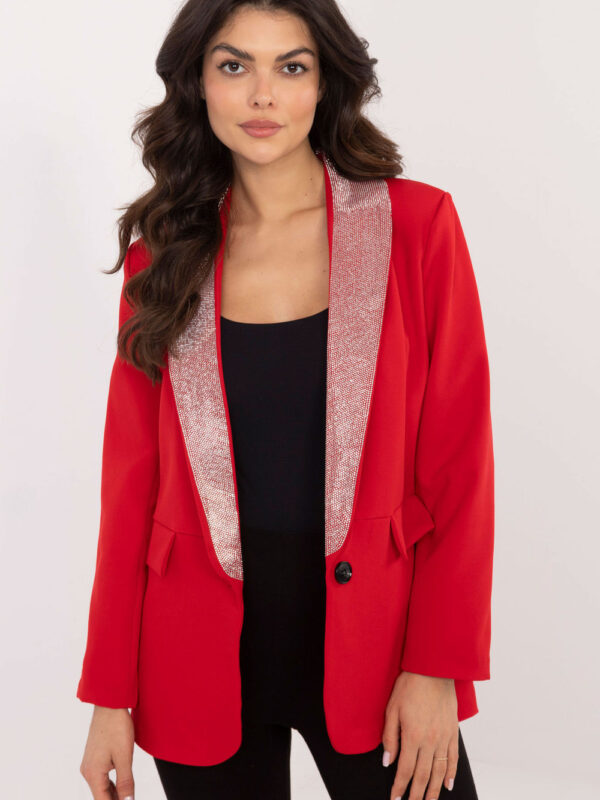 Marynarka Model DHJ-MA-19926.85P Red - Italy Moda